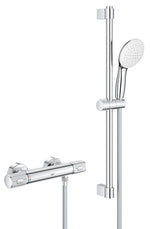Grohe Grohtherm 1000 Performance Termostatik Duş Bataryası ve Sürgülü El Duşu Seti - GROHE 34834001