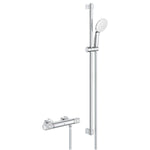 Grohe Grohtherm 1000 Performance Termostatik Duş Bataryası ve Sürgülü El Duşu Seti - alternatif görünüm - GROHE 34835001