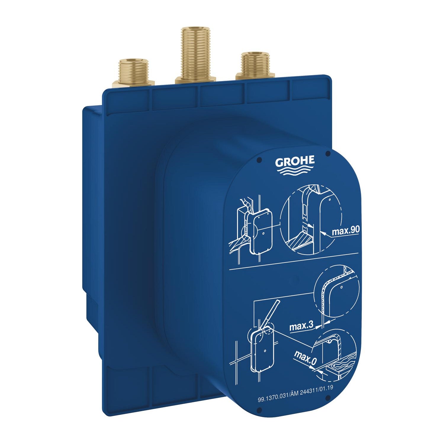 Grohe Eurosmart Comospolitan E Termostatik Ankastre Duş Bataryası İç Gövde - alternatif görünüm - GROHE 36416001