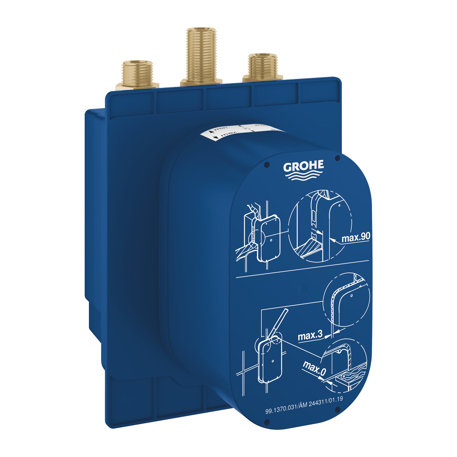 Grohe Eurosmart Comospolitan E Termostatik Ankastre Duş Bataryası İç Gövde - alternatif görünüm - GROHE 36459000