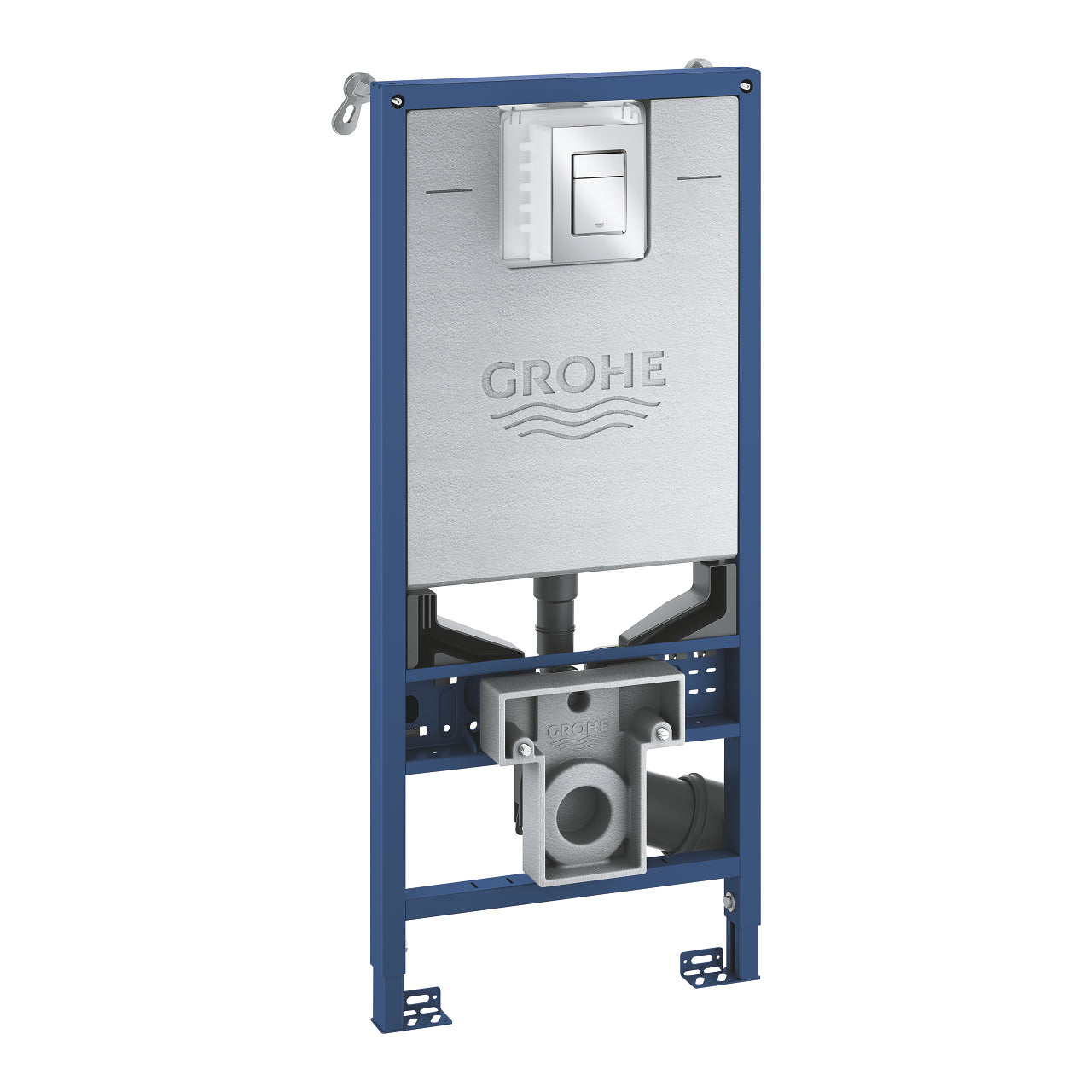 Grohe Rapid SLX Gömme Rezervuar Seti, Krom Kumanda Paneli ve Montaj Ekipmaları dahil, (1.13 m montaj yüksekliği)