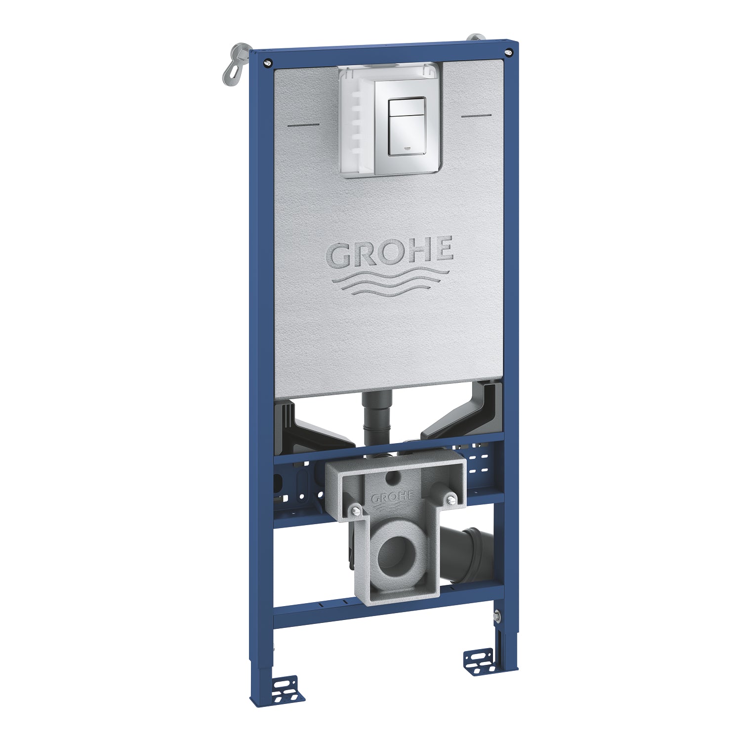Grohe Rapid SLX Gömme Rezervuar Seti, Krom Kumanda Paneli ve Montaj Ekipmaları dahil, (1.13 m montaj yüksekliği) - alternatif görünüm - GROHE 39603000