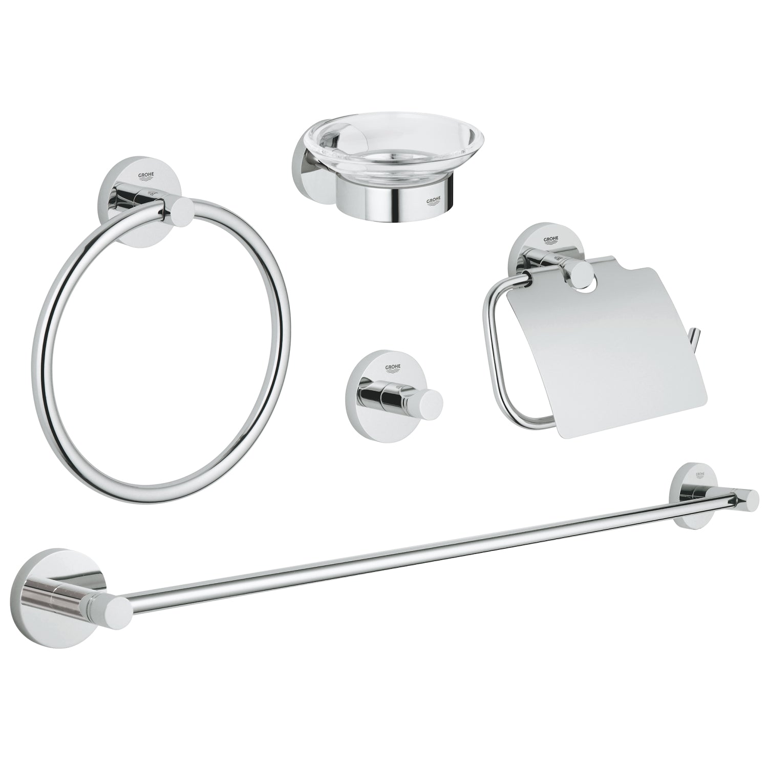 Grohe Essentials Beşli Banyo Aksesuar Seti - alternatif görünüm - GROHE 40344001