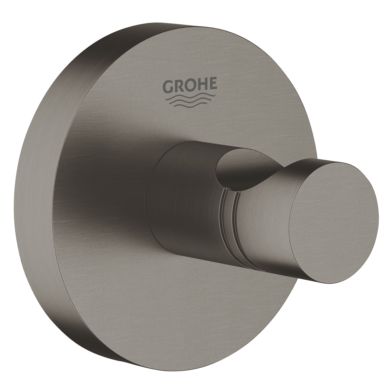 Grohe Essentials Tekli Havlu/Bornoz Askısı, Fırçalı Sert Grafit