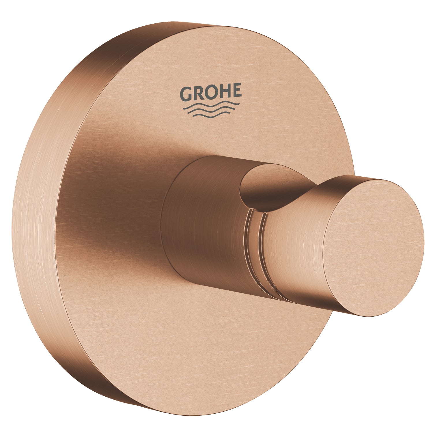 Grohe Essentials Tekli Havlu/Bornoz Askısı, Fırçalı Bakır - alternatif görünüm - GROHE 40364DL1