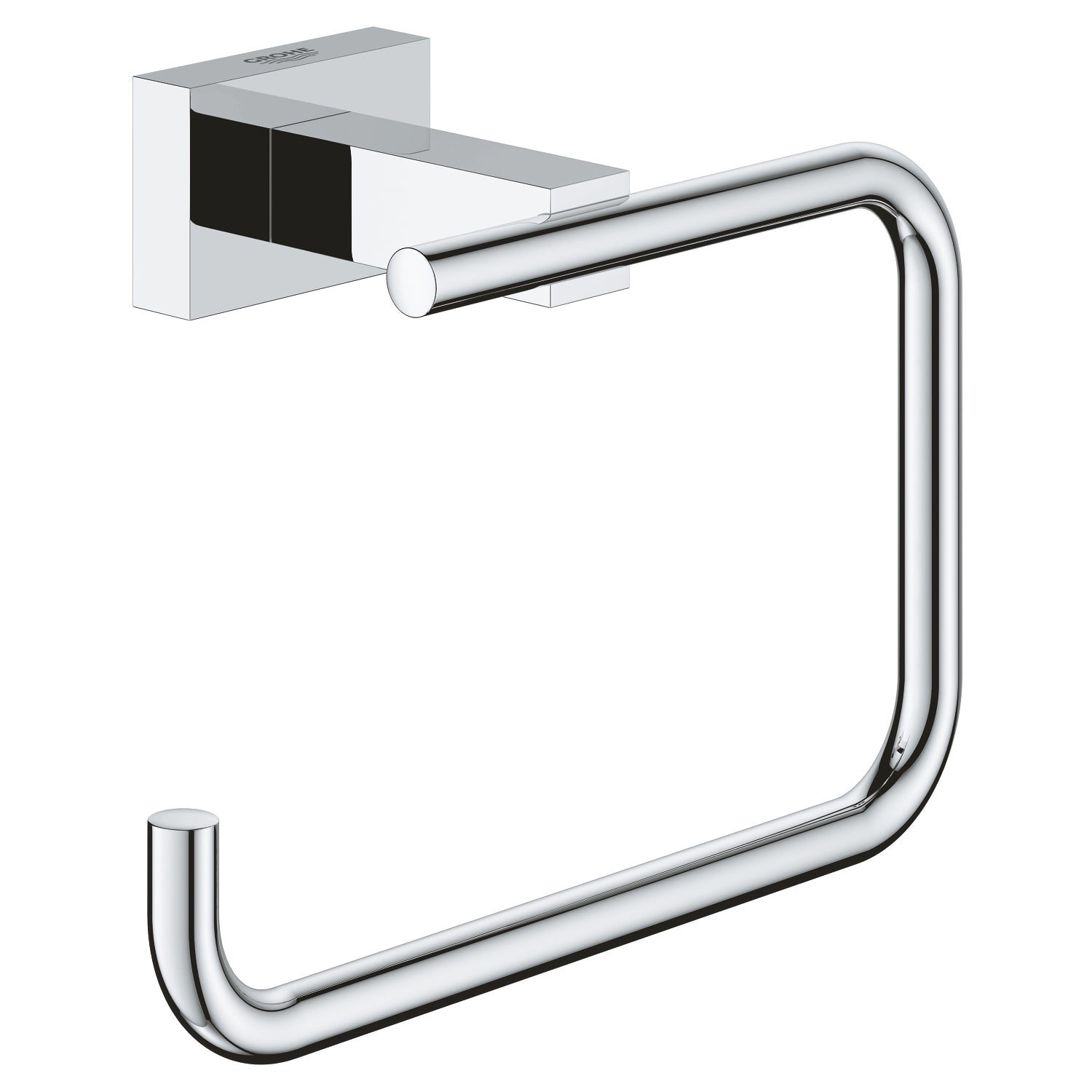 Grohe Eurocube Tuvalet Kağıtlığı Kapaksız, Krom - alternatif görünüm - GROHE 40507001