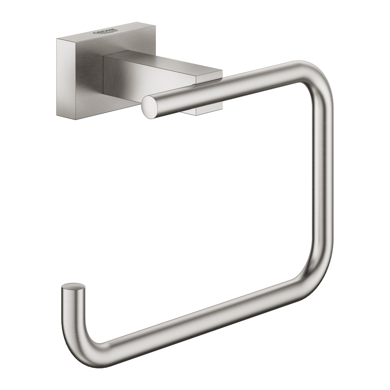 Grohe Eurocube Tuvalet Kağıtlığı Kapaksız, Paslanmaz Çelik - alternatif görünüm - GROHE 40507DC1