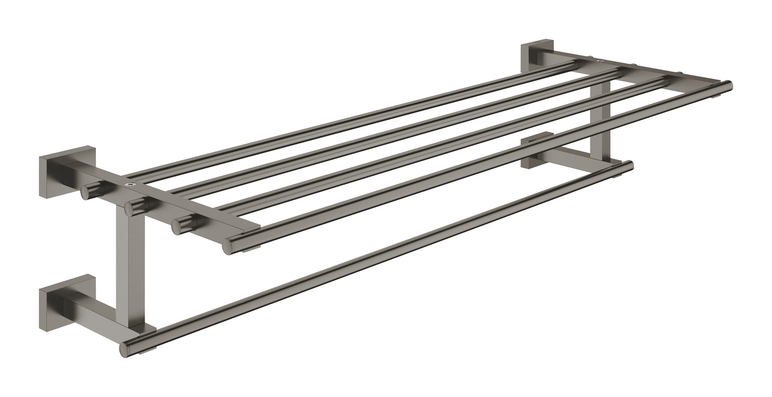 Grohe Eurocube Raf Havluluk, Fırçalı Sert Grafit - GROHE 40512AL1