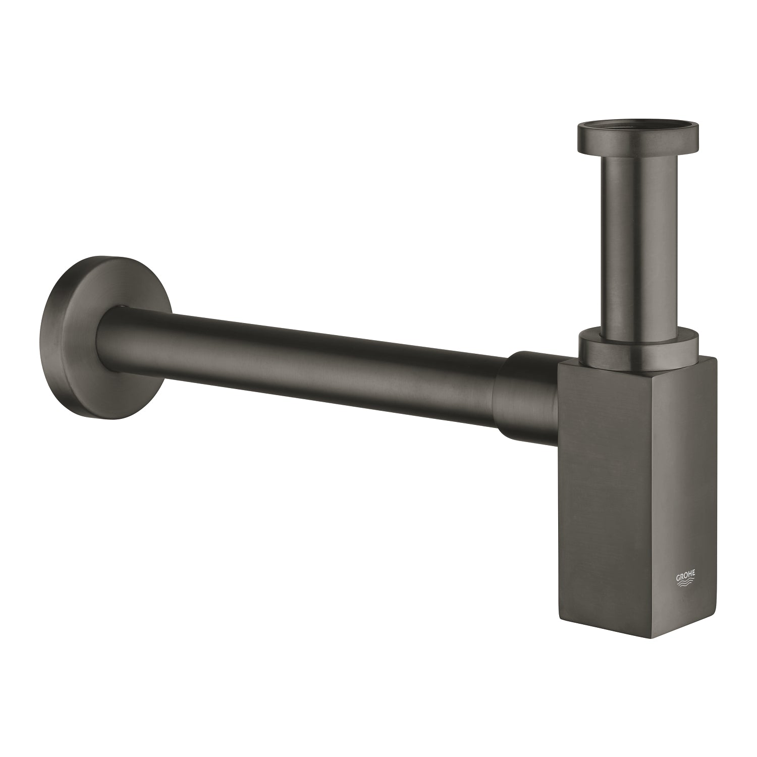 Grohe T Tipi Lavabo Sifonu, Fırçalı Sert Grafit - alternatif görünüm - GROHE 40564AL0