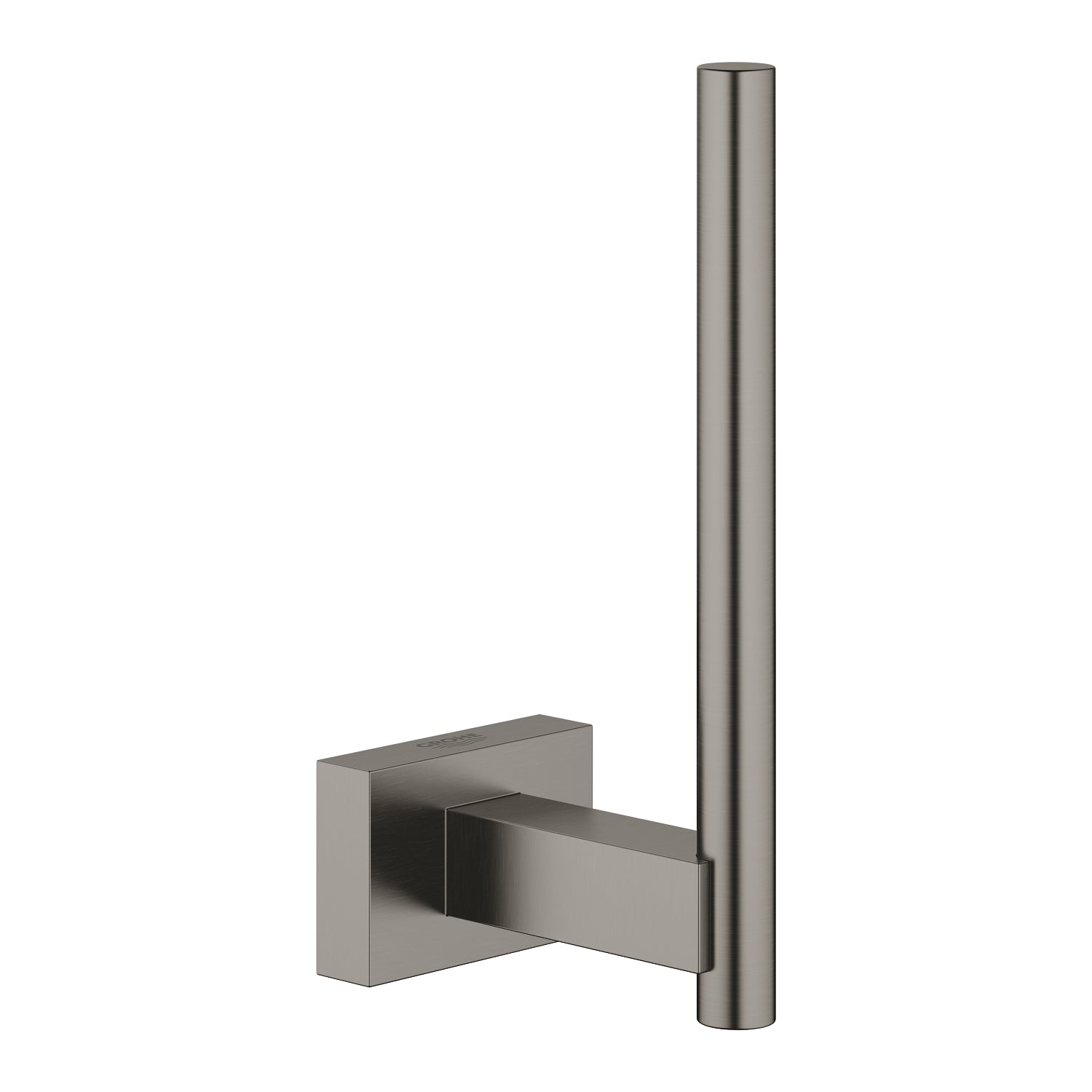 Grohe Essentials Cube Yedek Tuvalet Kağıtlığı, Fırçalı Sert Grafit - alternatif görünüm - GROHE 40623AL1