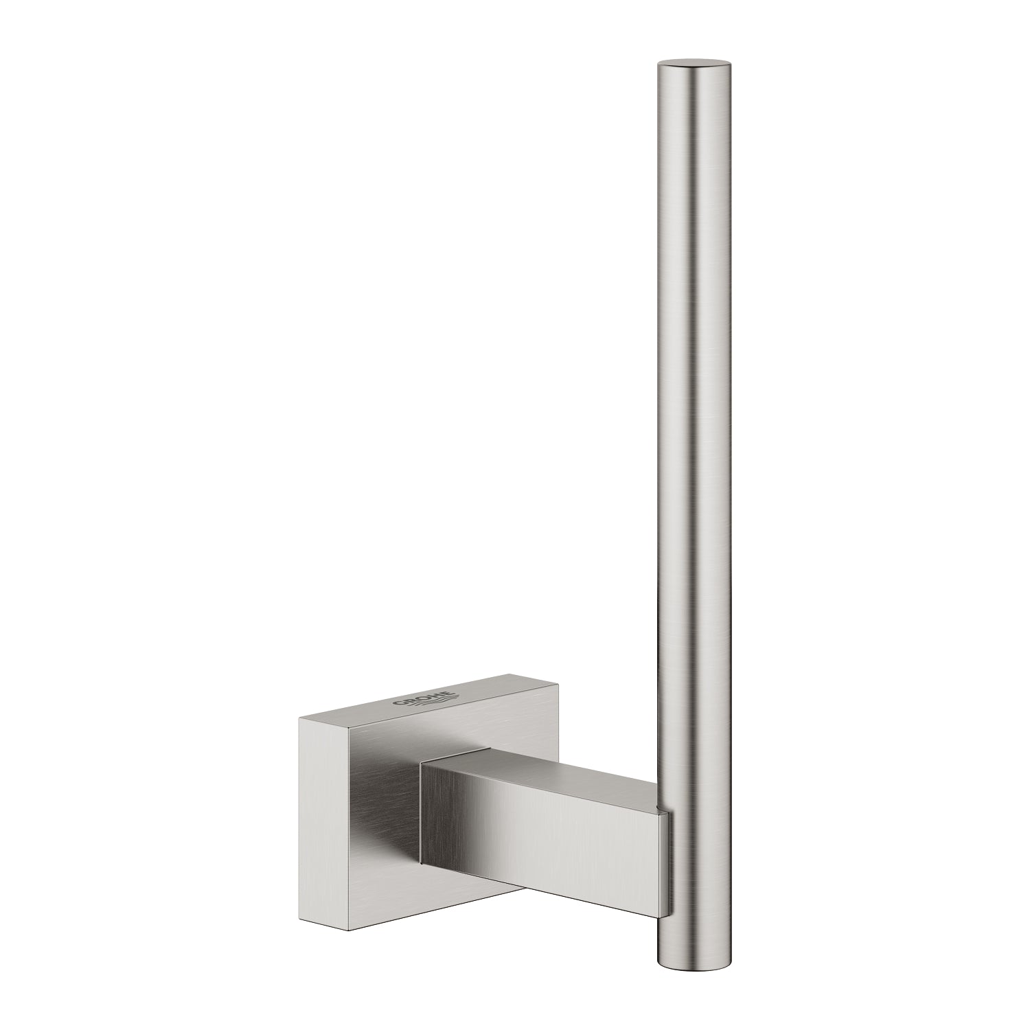 Grohe Essentials Cube Yedek Tuvalet Kağıtlığı, Paslanmaz Çelik - alternatif görünüm - GROHE 40623DC1