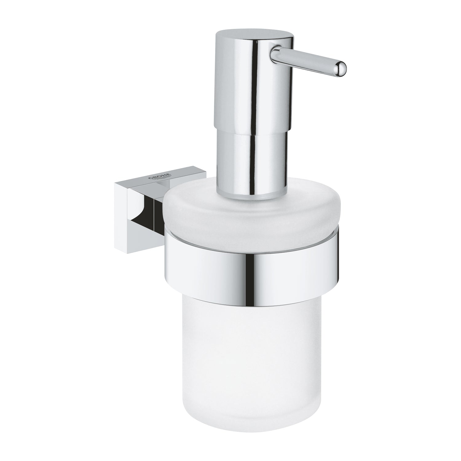 Grohe Essentials Cube Duvardan Sıvı Sabunluk, Cam Hazneli - alternatif görünüm - GROHE 40756001