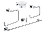 Grohe Essentials Cube Beşli Banyo Aksesuar Seti - GROHE 40758001