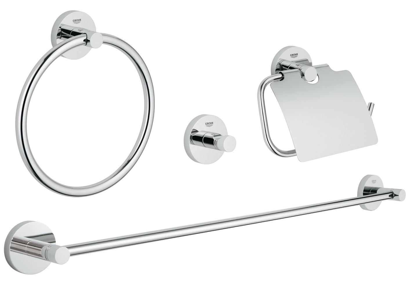 Grohe Essentials Dörtlü Banyo Aksesuar Seti - GROHE 40776001