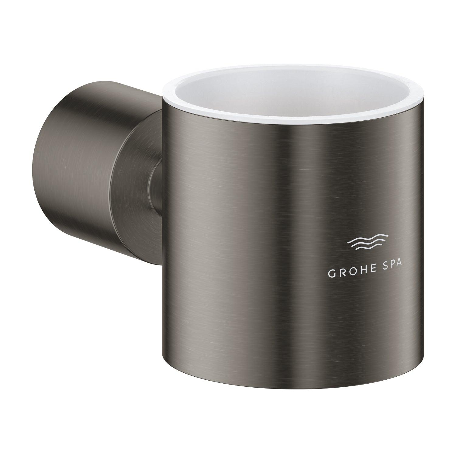 Grohe Atrio Cam Sabunluk Tutacağı, Fırçalı Sert Grafit - alternatif görünüm - GROHE 40884AL0