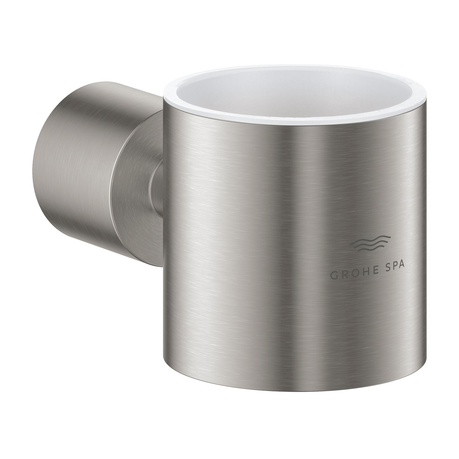 Grohe Atrio Cam Sabunluk Tutacağı, Paslanmaz Çelik - alternatif görünüm - GROHE 40884DC0