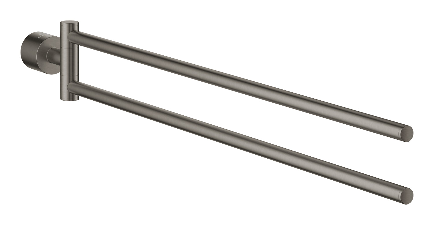 Grohe Atrio İkili Havluluk, 49 cm, Fırçalı Sert Grafit - GROHE 40888AL0