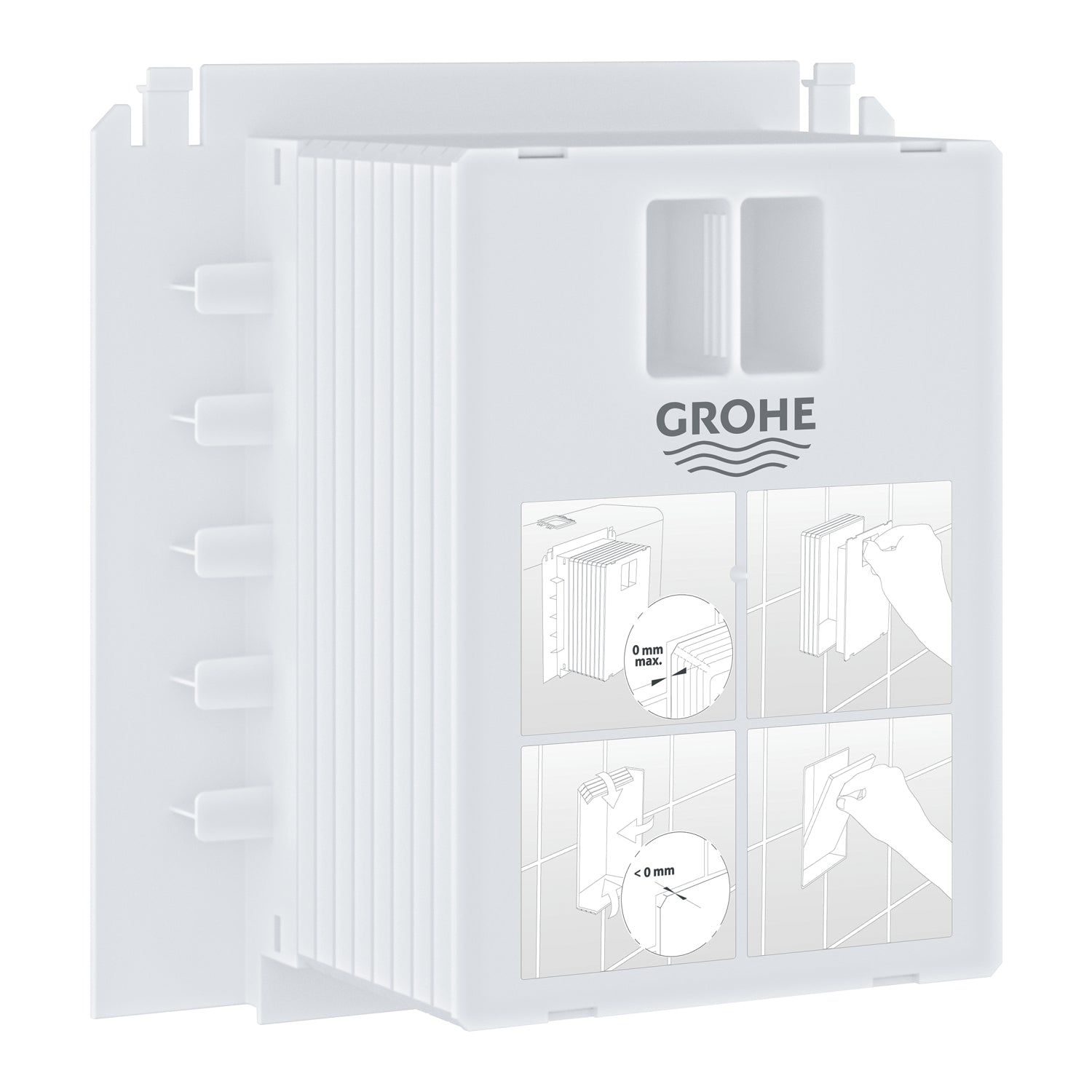Grohe Gömme Rezervuar Panel Revizyonu İçin Kapak Şablonu - alternatif görünüm - GROHE 40911000