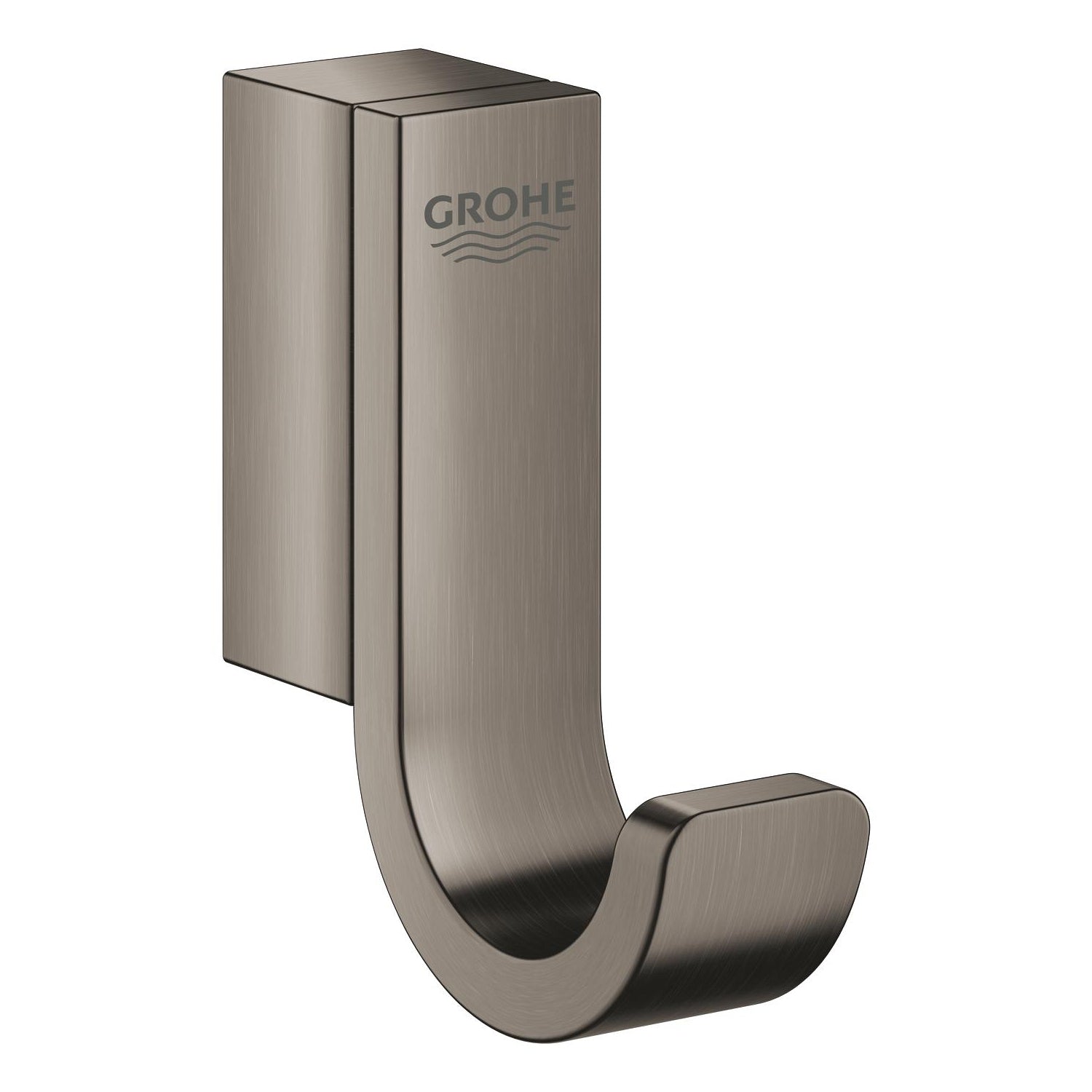 Grohe Selection Tekli Havlu/Bornoz Askısı, Fırçalı Sert Grafit - alternatif görünüm - GROHE 41039AL0