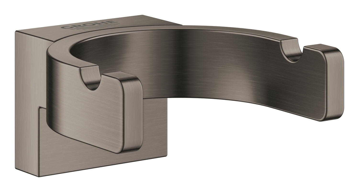 Grohe Selection İkili Havlu/Bornoz Askısı, Fırçalı Sert Grafit - GROHE 41049AL0
