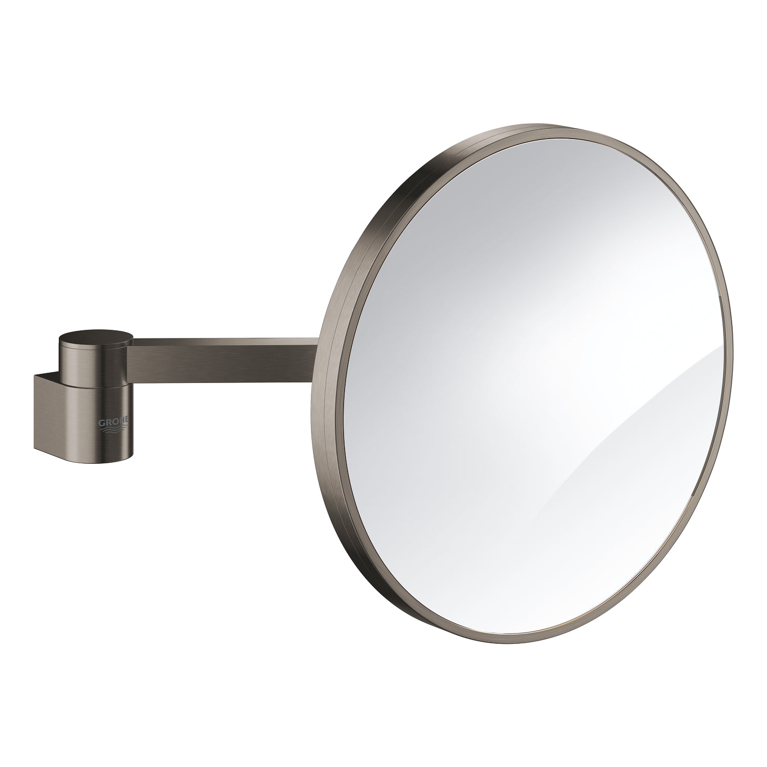 Grohe Selection Makyaj ve Tıraş Aynası, Fırçalı Sert Grafit - alternatif görünüm - GROHE 41077AL0