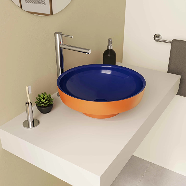 VitrA Water Jewels Çanak Lavabo, 40 cm, Terrarosa-Mavi