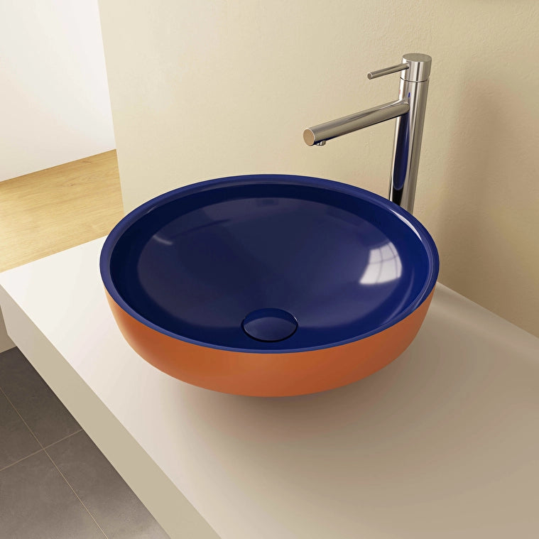 VitrA Water Jewels Çanak Lavabo, 40 cm, Terrarosa-Mavi