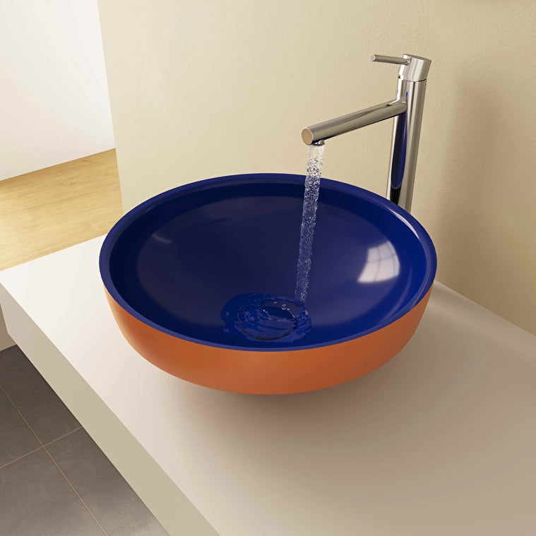 VitrA Water Jewels Çanak Lavabo, 40 cm, Terrarosa-Mavi