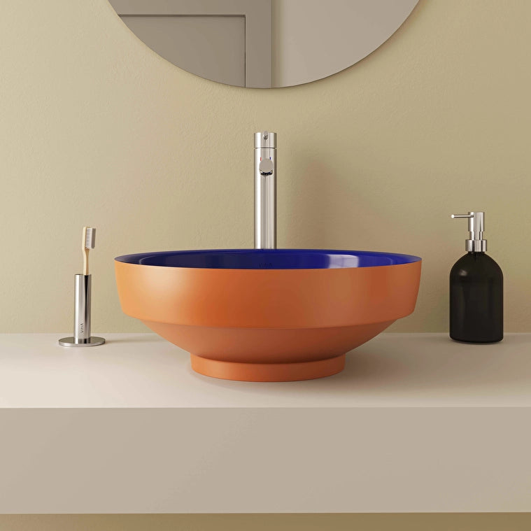 VitrA Water Jewels Çanak Lavabo, 40 cm, Terrarosa-Mavi