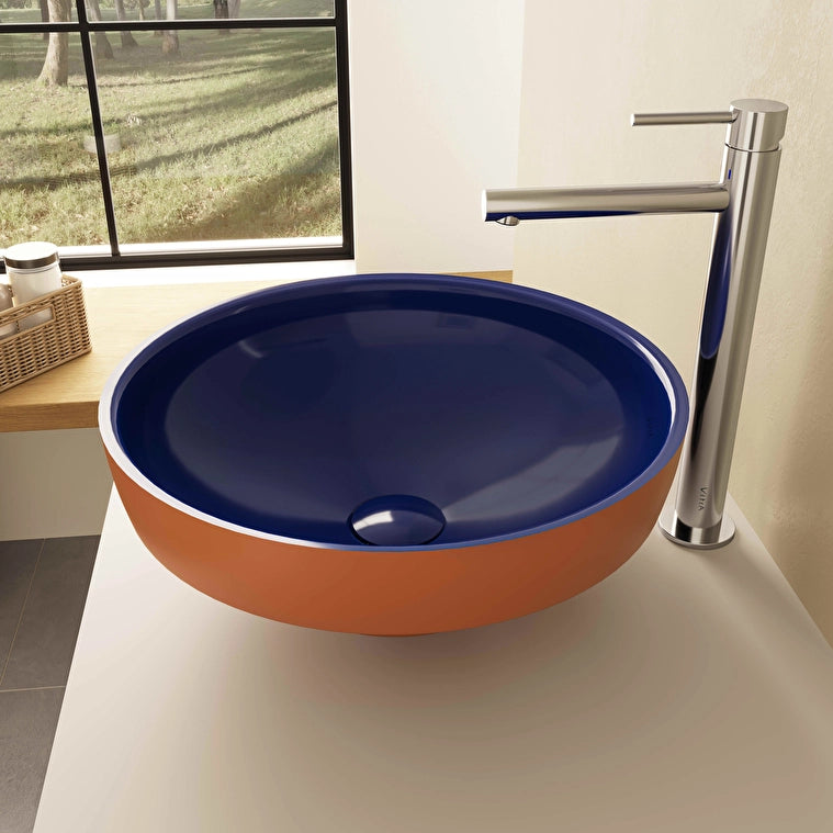 VitrA Water Jewels Çanak Lavabo, 40 cm, Terrarosa-Mavi