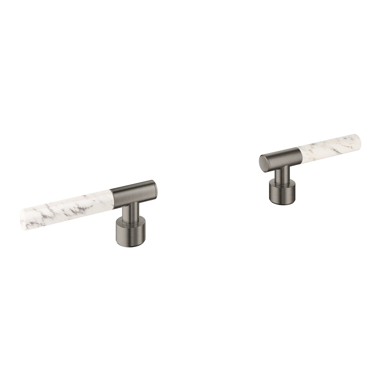 Grohe Atrio Private Collection Duvardan Ankastre Lavabo Bataryası İçin Kulp, Fırçalı Sert Grafit