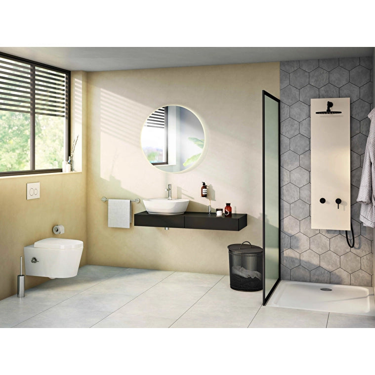VitrA Geo Tezgah Üstü Lavabo, Oval, 55x43 cm, Mat Beyaz