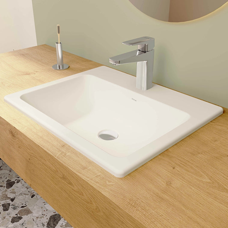 VitrA S20 Tezgahüstü Lavabo, Dikdörtgen, 55x45 cm