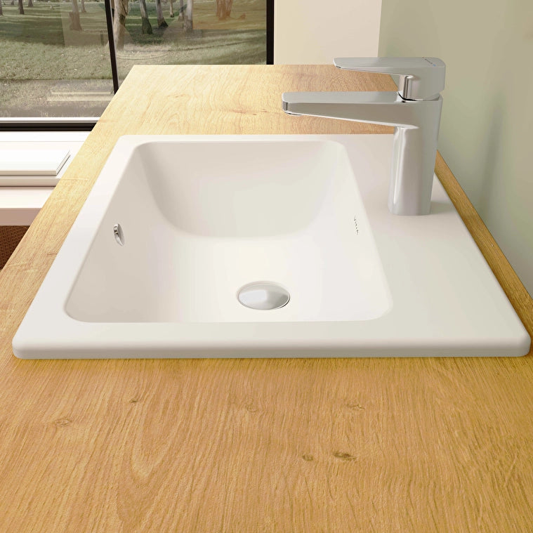 VitrA S20 Tezgahüstü Lavabo, Dikdörtgen, 55x45 cm