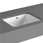 VitrA S20 Tezgahaltı Lavabo, Dikdörtgen, Kompakt, 45x37 cm