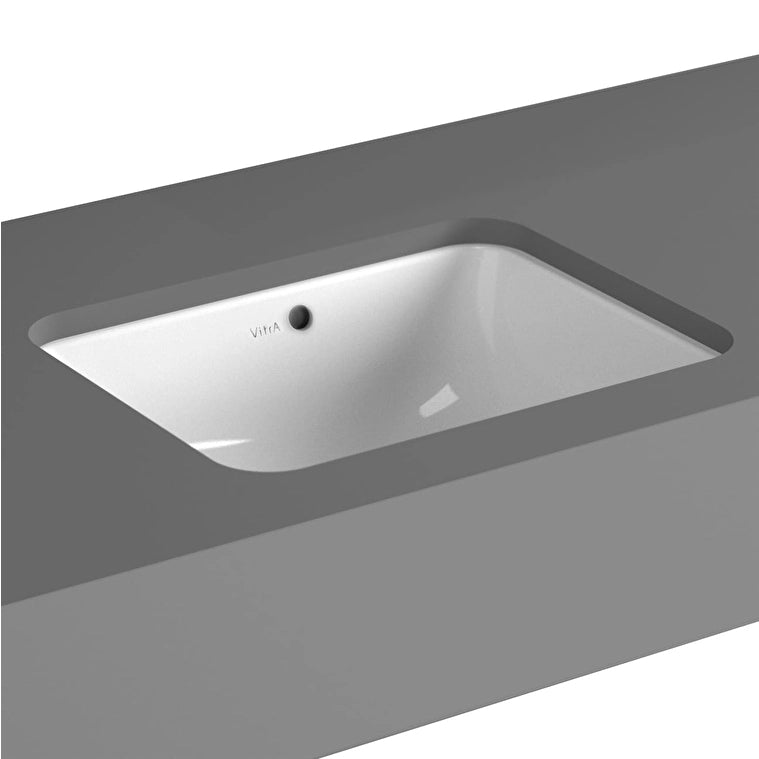 VitrA S20 Tezgahaltı Lavabo, Dikdörtgen, Kompakt, 45x37 cm