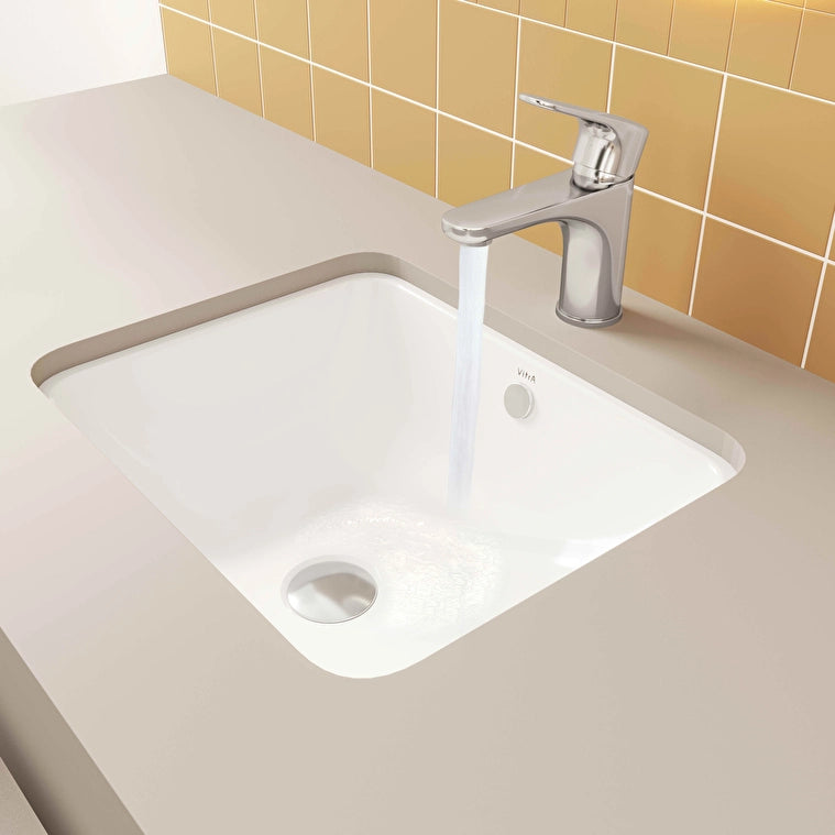 VitrA S20 Tezgahaltı Lavabo, Dikdörtgen, Kompakt, 45x37 cm