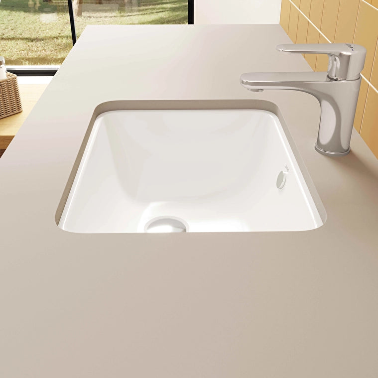 VitrA S20 Tezgahaltı Lavabo, Dikdörtgen, Kompakt, 45x37 cm