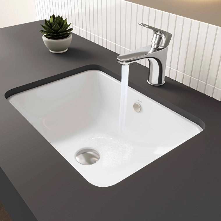 VitrA S20 Tezgahaltı Lavabo, Dikdörtgen, Kompakt, 50x37 cm