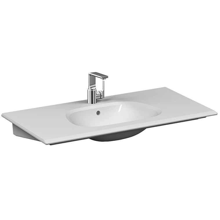 VitrA Frame Etajerli Lavabo, 100 cm, Beyaz