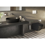 VitrA Outline Asimetrik Çanak Lavabo, 56 cm, Mat Siyah
