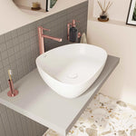 VitrA Outline Asimetrik Çanak Lavabo, 56 cm, Mat Beyaz
