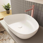 VitrA Outline Asimetrik Çanak Lavabo, 56 cm, Mat Beyaz