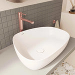 VitrA Outline Asimetrik Çanak Lavabo, 56 cm, Mat Beyaz