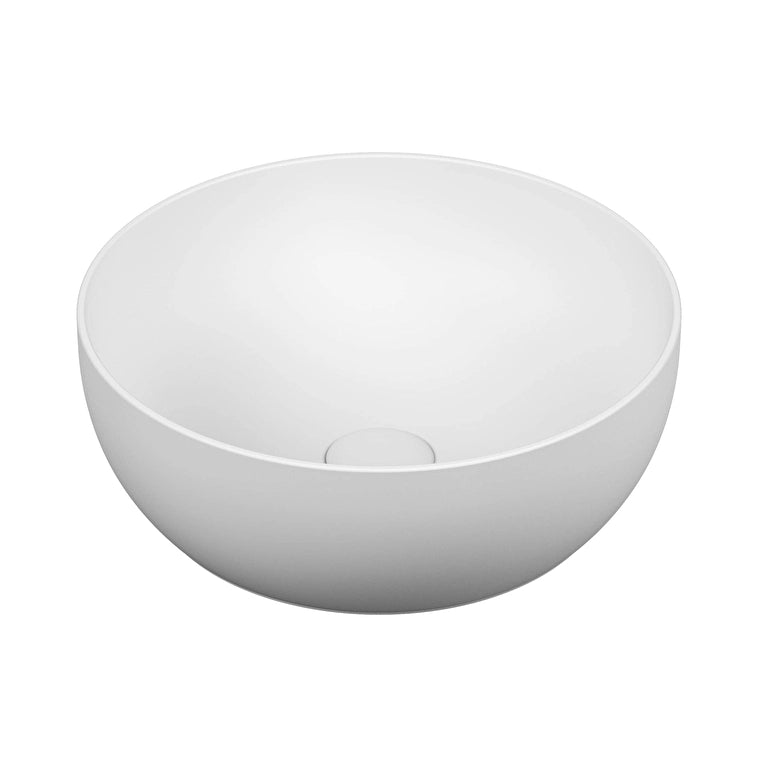 VitrA Outline Yuvarlak Çanak Lavabo, 40 cm, Mat Beyaz