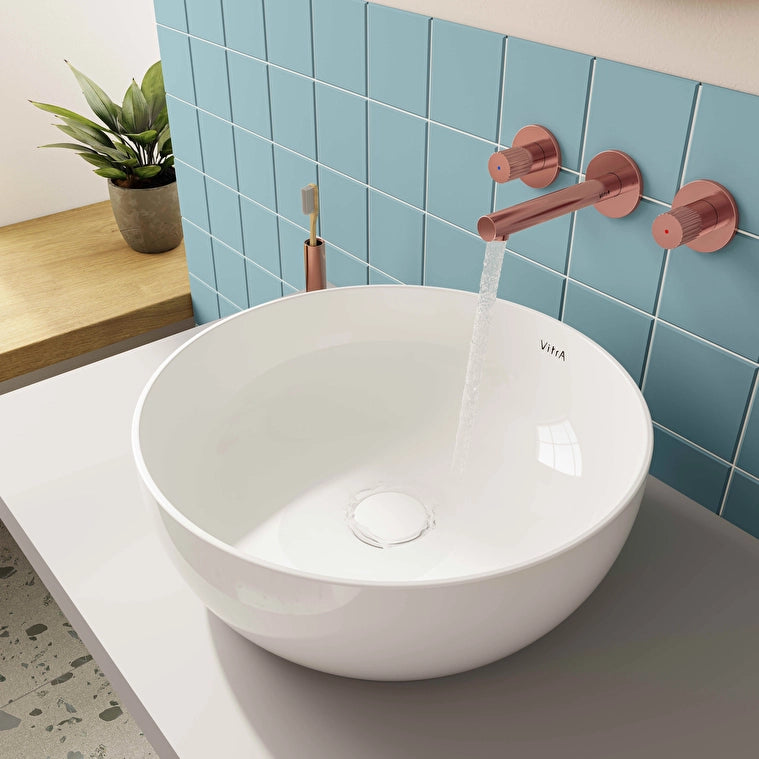 VitrA Outline Yuvarlak Çanak Lavabo, 40 cm, Beyaz