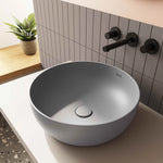 VitrA Outline Yuvarlak Çanak Lavabo, 40 cm, Mat Taş Gri