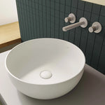 VitrA Outline Yuvarlak Çanak Lavabo, 40 cm, Mat Beyaz