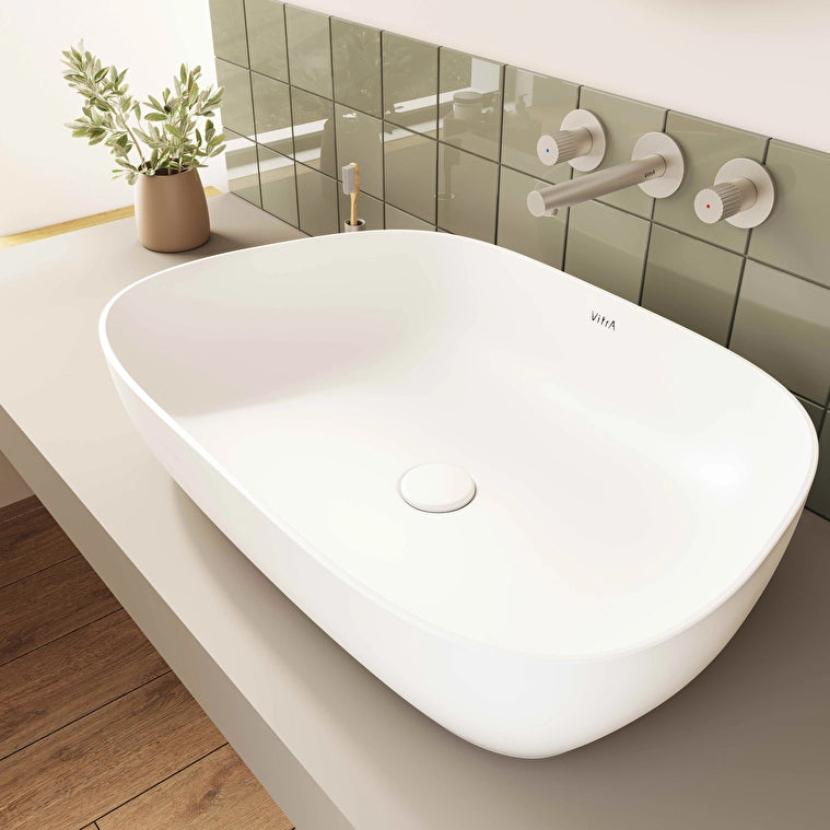 VitrA Outline Çanak Lavabo, 63 cm, Mat Beyaz