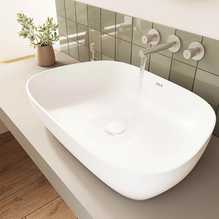 VitrA Outline Çanak Lavabo, 63 cm, Mat Beyaz